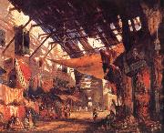 William James Muller The Carpet Bazaar in Cario oil painting reproduction